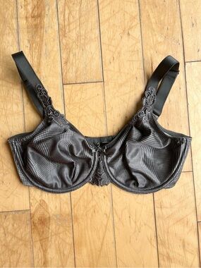 Chantelle Houndstooth Lace Underwire Full Coverage Bra 32DDD